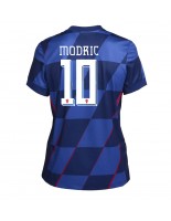 Kroatia Luka Modric #10 Bortedrakt Dame EM 2024 Korte ermer